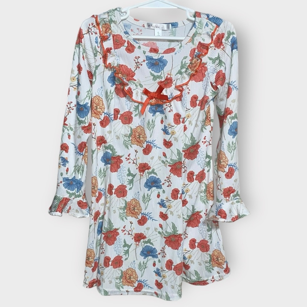 Nannette Girls’ Floral Dress (5)
